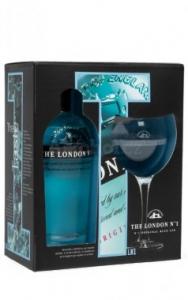 London No.1 Blue 0,7 l 47% + sklo