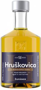 Žufánek Hruškovice z dubového sudu 0,1l 40% 