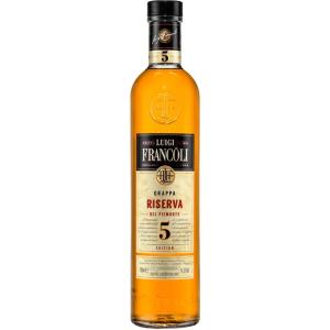 Grappa Luigi Francoli 5YO Riserva 0,7l 41,5% 