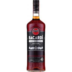 Bacardi Carta Negra 1,0l 37,5% 