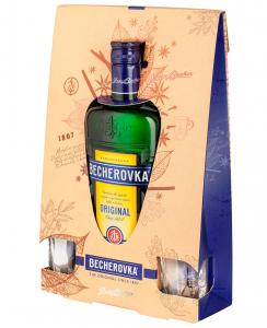 Becherovka  0,7l 38% +2 skla
