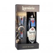 Legendario 7Y Elixir De Cuba 0,7l 34% + 2 sklenice