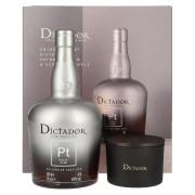 Dictador Platinum 0,7l 40% + SVÍČKA
