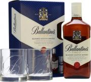 Ballantines  0,7l 40% + 2 skla 